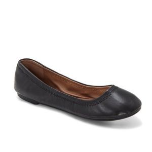 Lucky Brand Emmie Black leather ballet flats